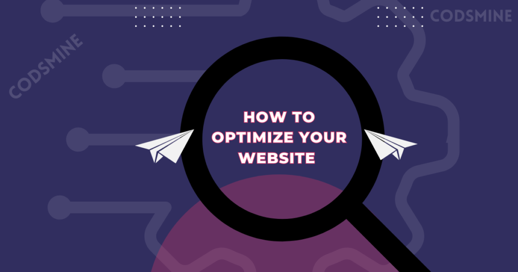 How to optimize website codsmine optimizeyouronlinestore